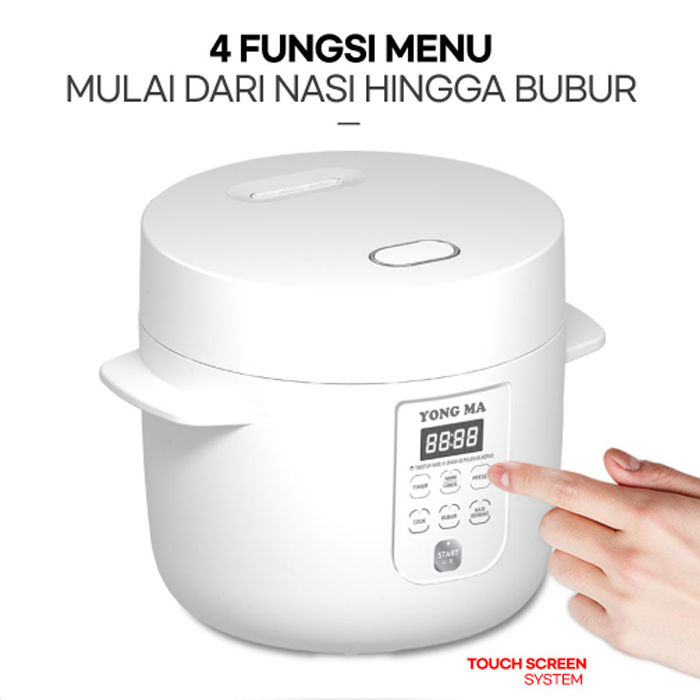 Yong Ma Mini Digital Rice Cooker 0.8 L - SMC 0045 | SMC0045 Putih
